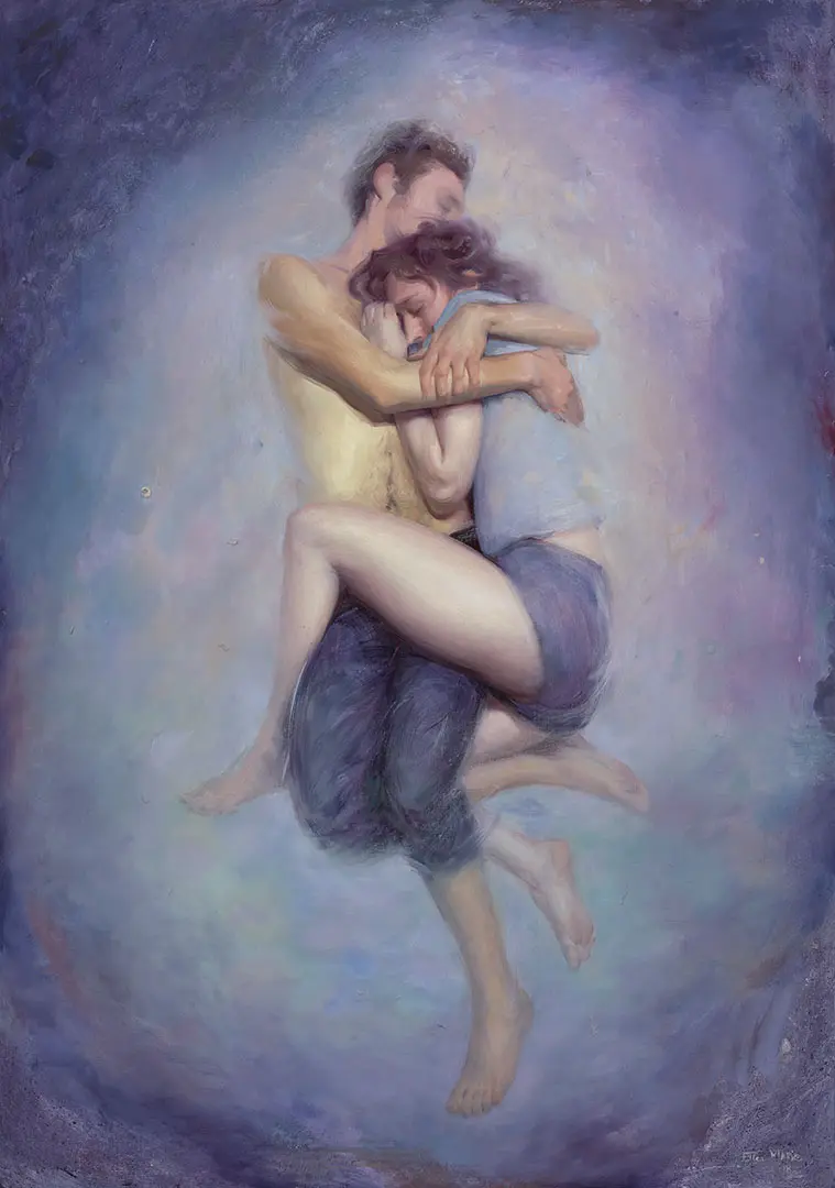 Los Amantes painting