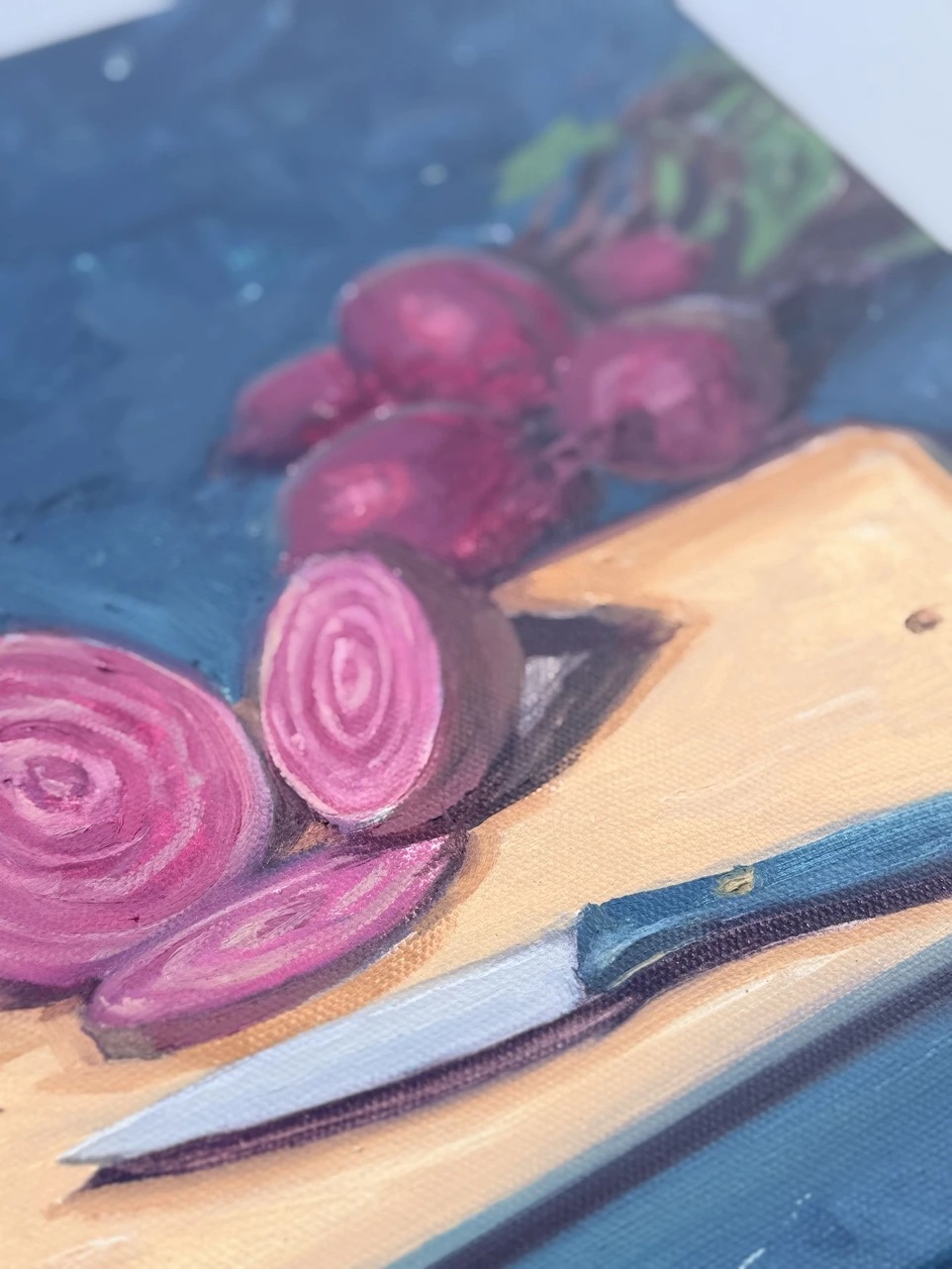 Print of Chioggia beet