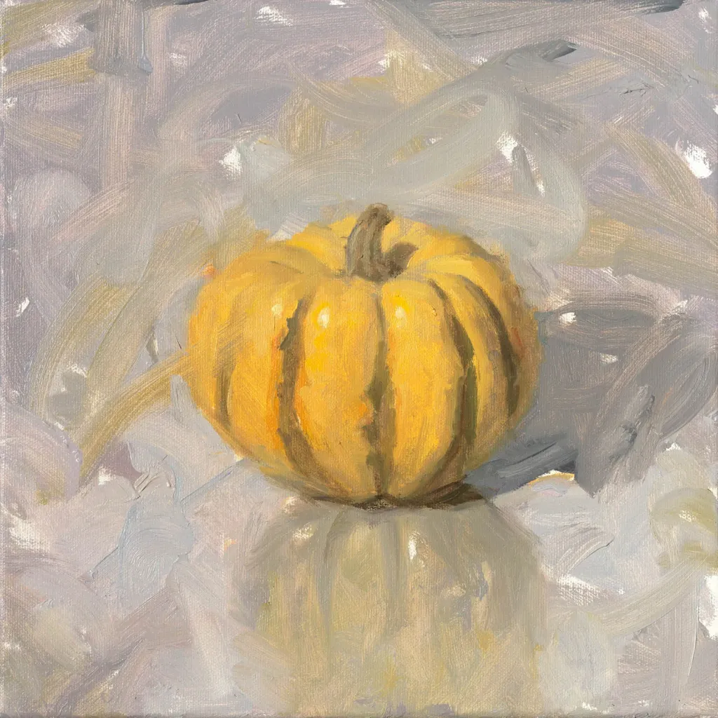 Print Yellow Pumpkin