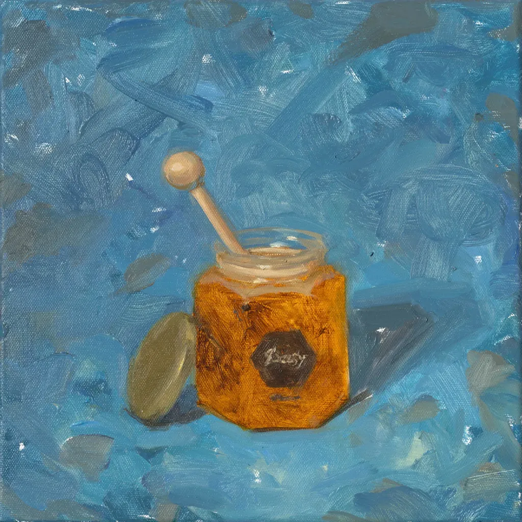 [EM/01/HONING] Print Honey pot
